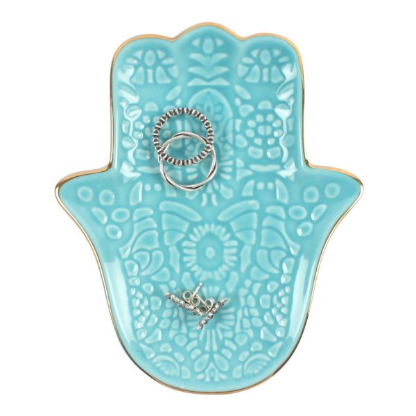 Schmuckschale | Hamsa Türkis