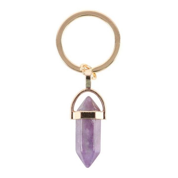 Schlüsselanhänger | Amethyst Kristall