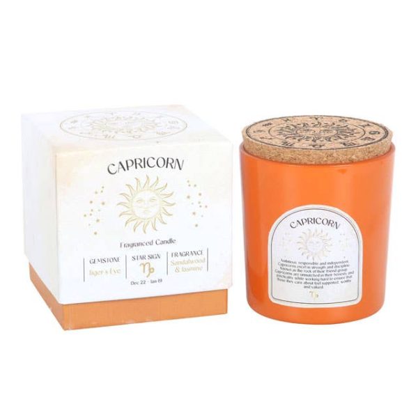 Edelsteinkerze | Capricorn Sandelholz & Jasmin