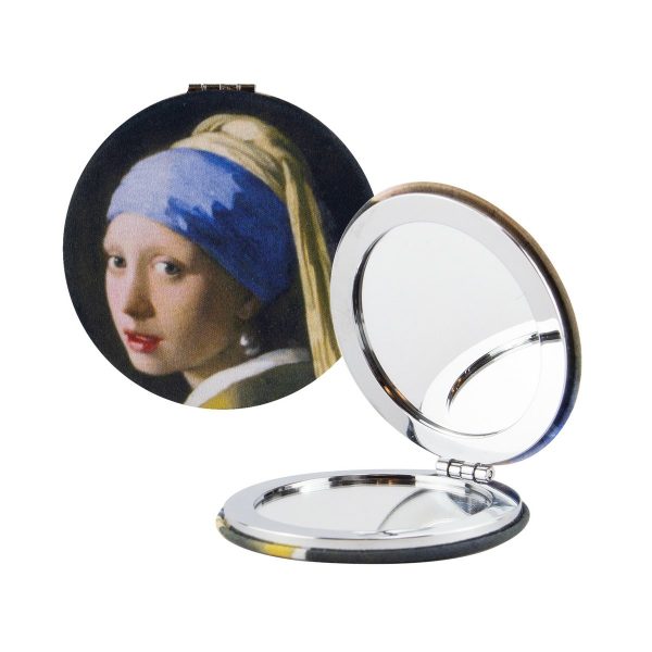 Klappbarer Taschenspiegel | Vermeer Girl with a Pearl Earring