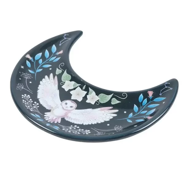 Sieradenschaaltje | Crescent Moon Uil – Bild 2