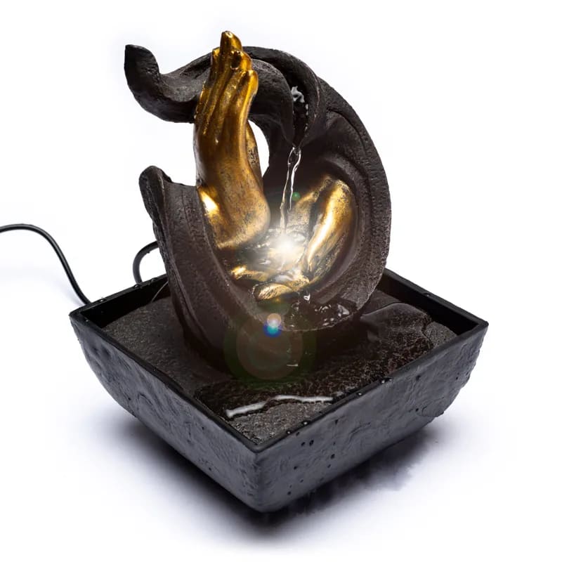 Waterfontein Compassie Mudra | 13.3×13.3×20 cm – Bild 3
