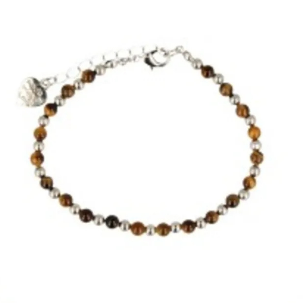 Armband | Tijgeroog Ibiza Love 4 mm – Bild 2