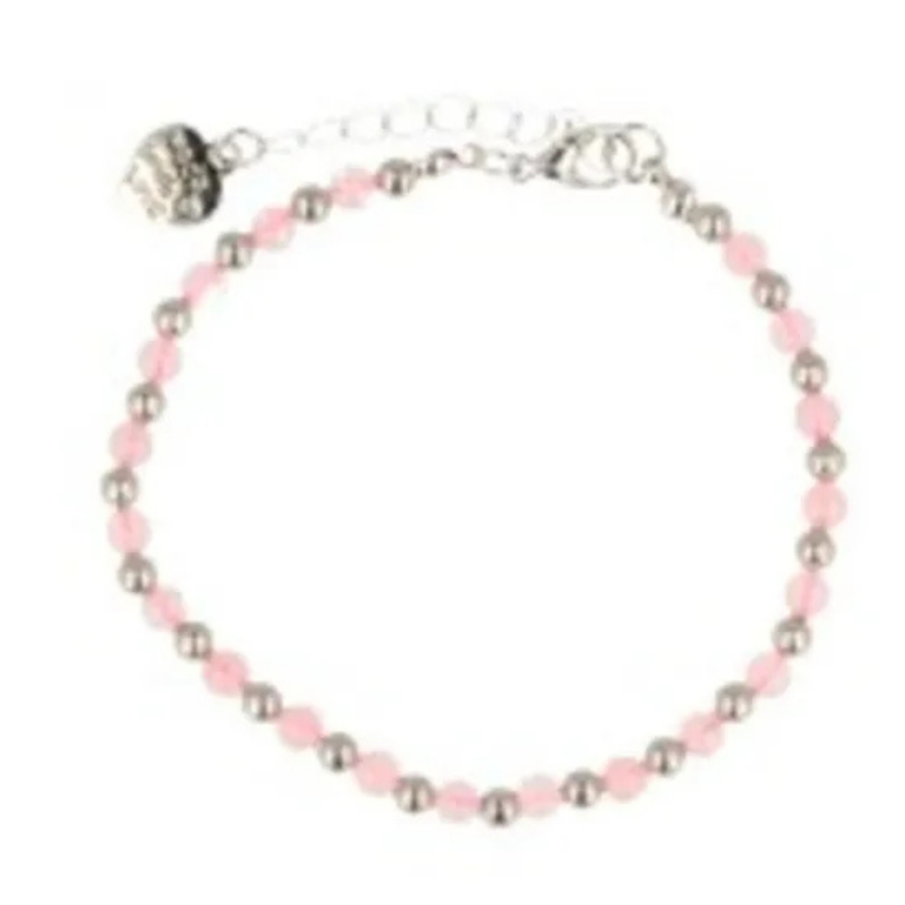 Armband | Rozenkwarts Ibiza Love 4 mm – Bild 3