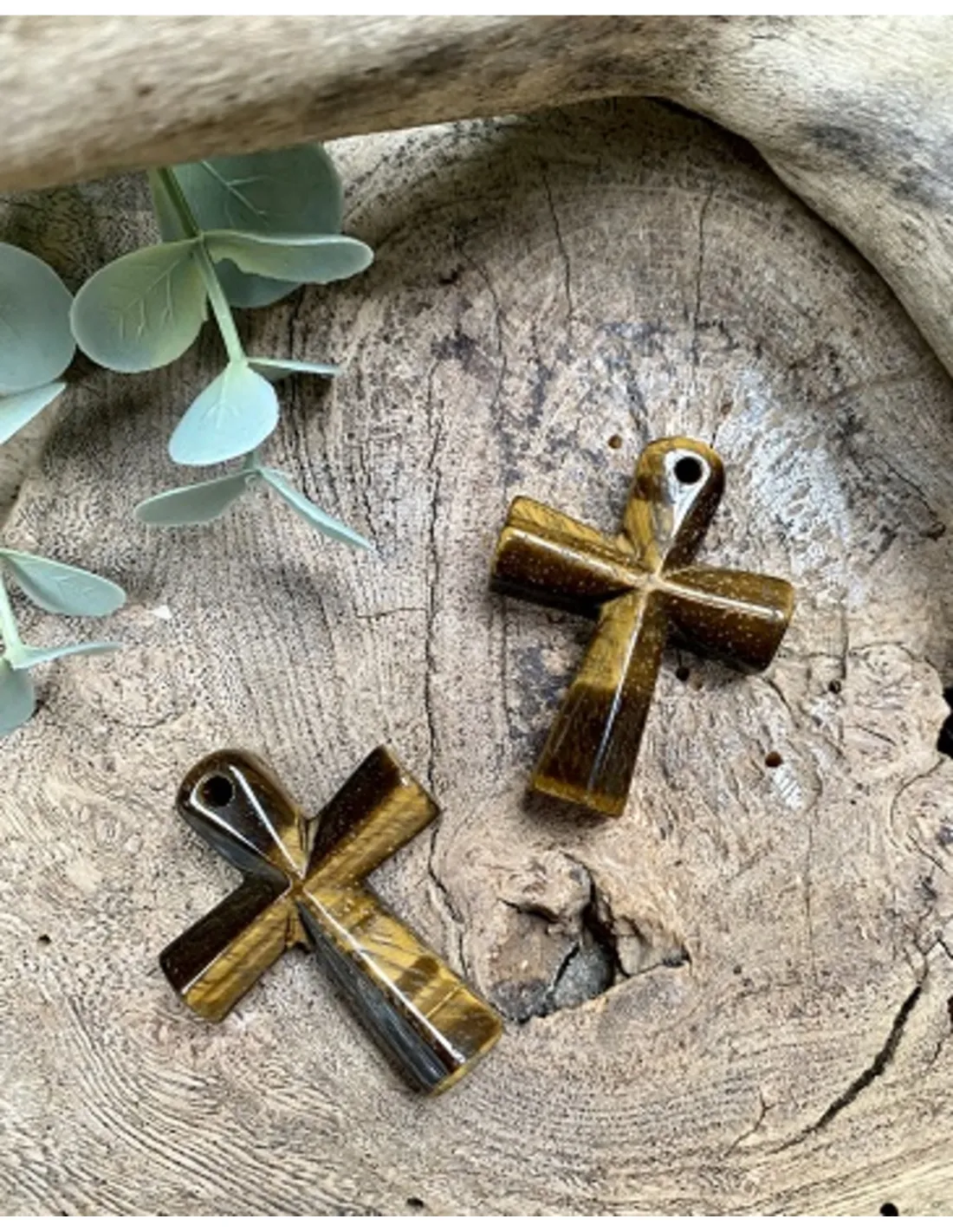 Ankh Hanger | Tijgeroog 4 cm – Bild 2