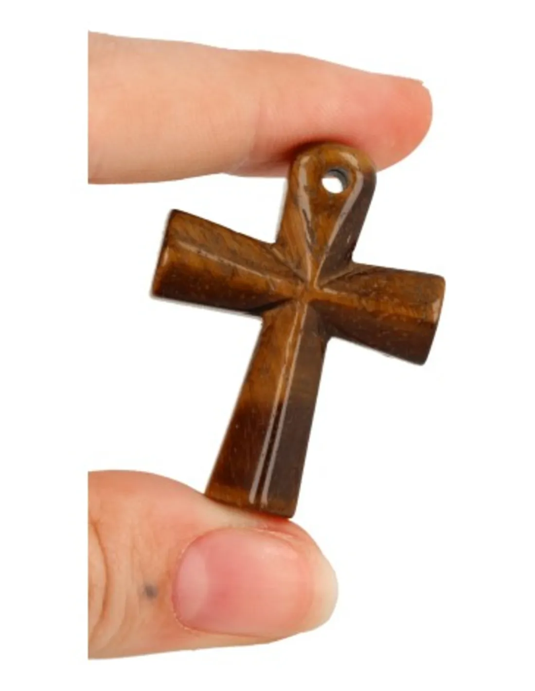 Ankh-Anhänger | Tigerauge 4 cm