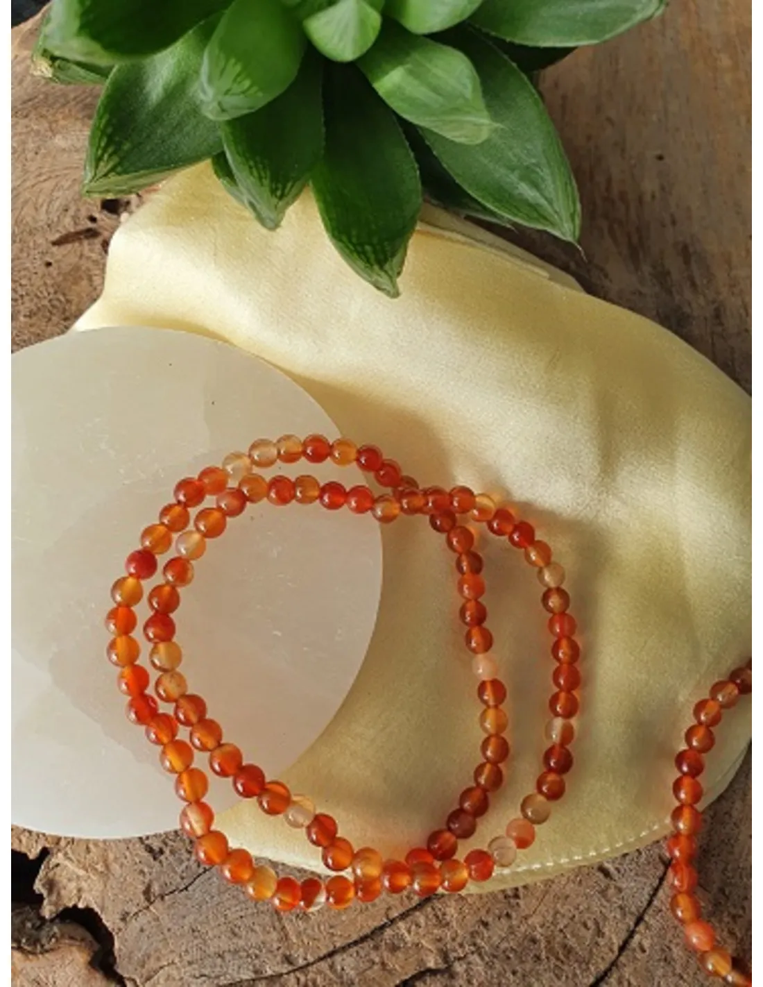 Kralenarmband | Carneool 4 mm – Bild 4