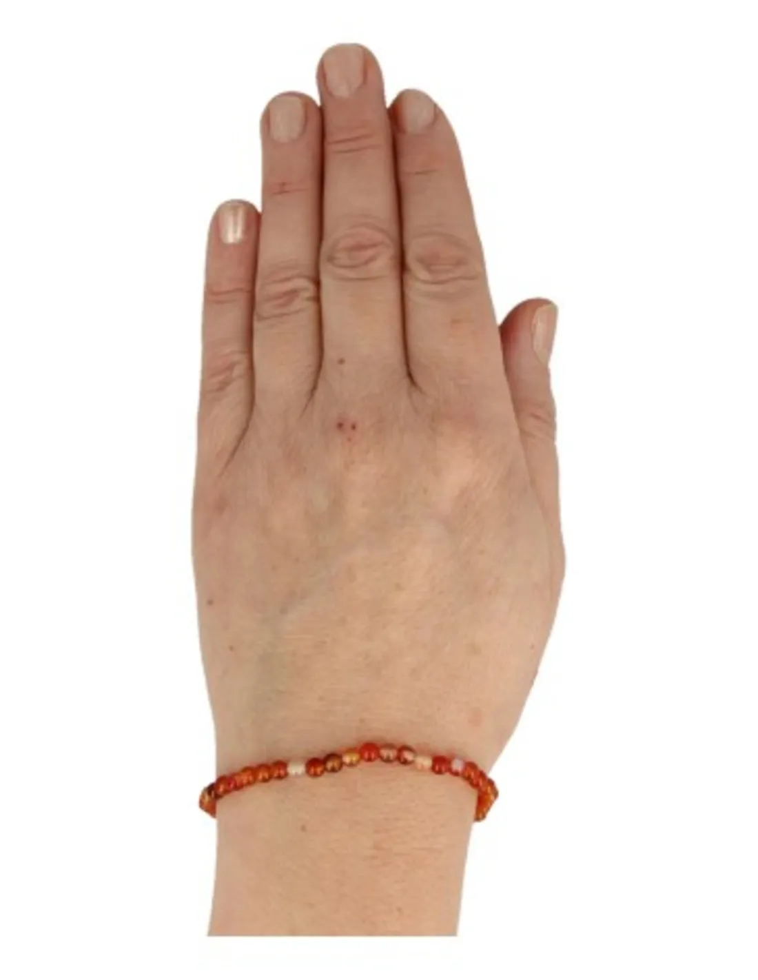 Kralenarmband | Carneool 4 mm – Bild 3