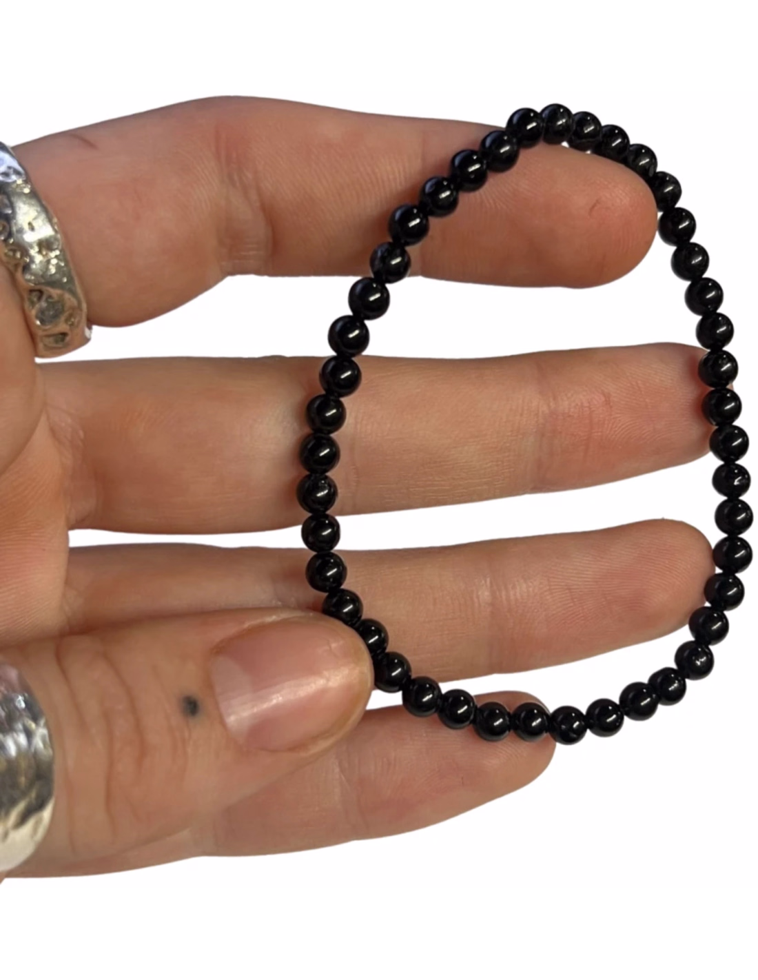 Kralenarmband | Zwarte Toermalijn 4 mm – Bild 4