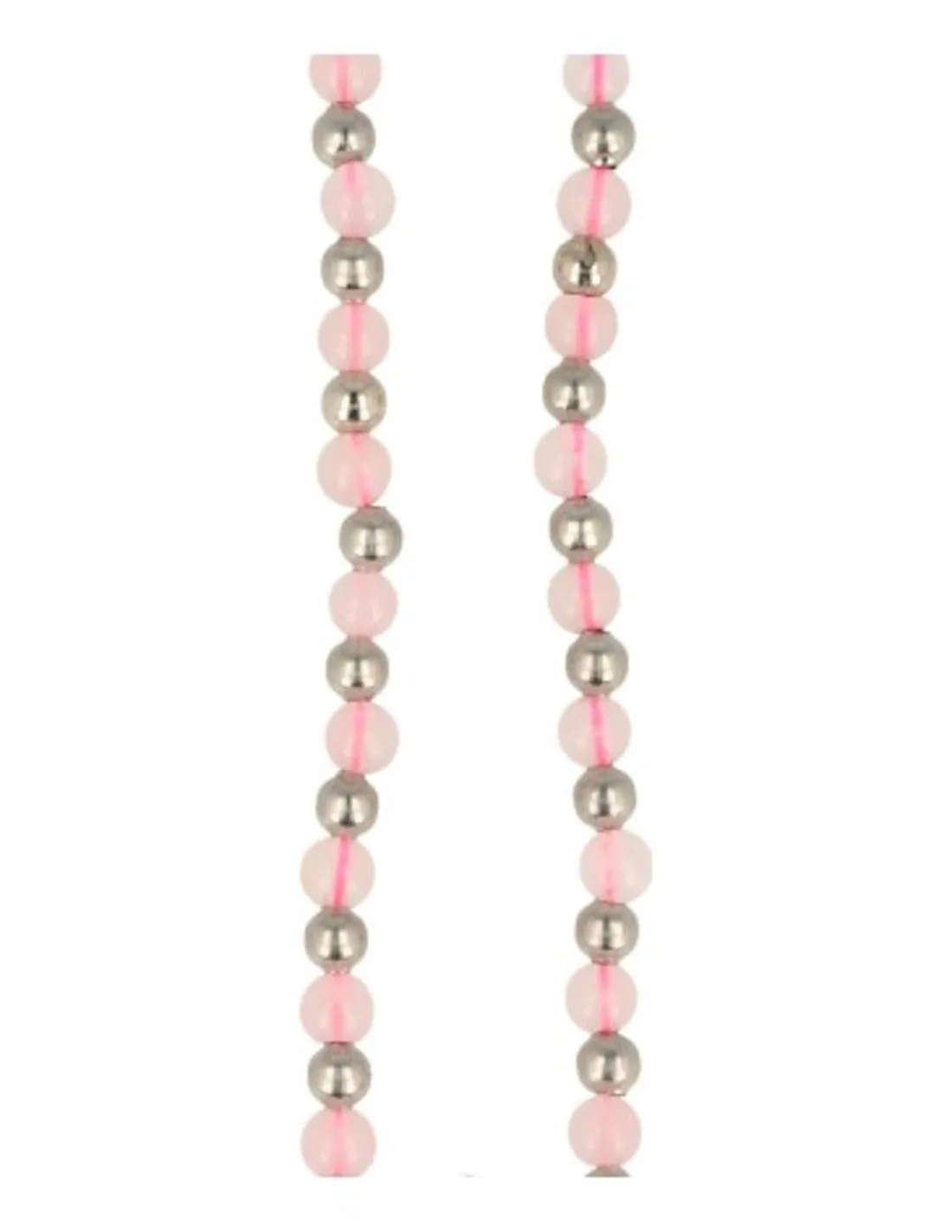 Armband | Rozenkwarts Ibiza Love 4 mm – Bild 2