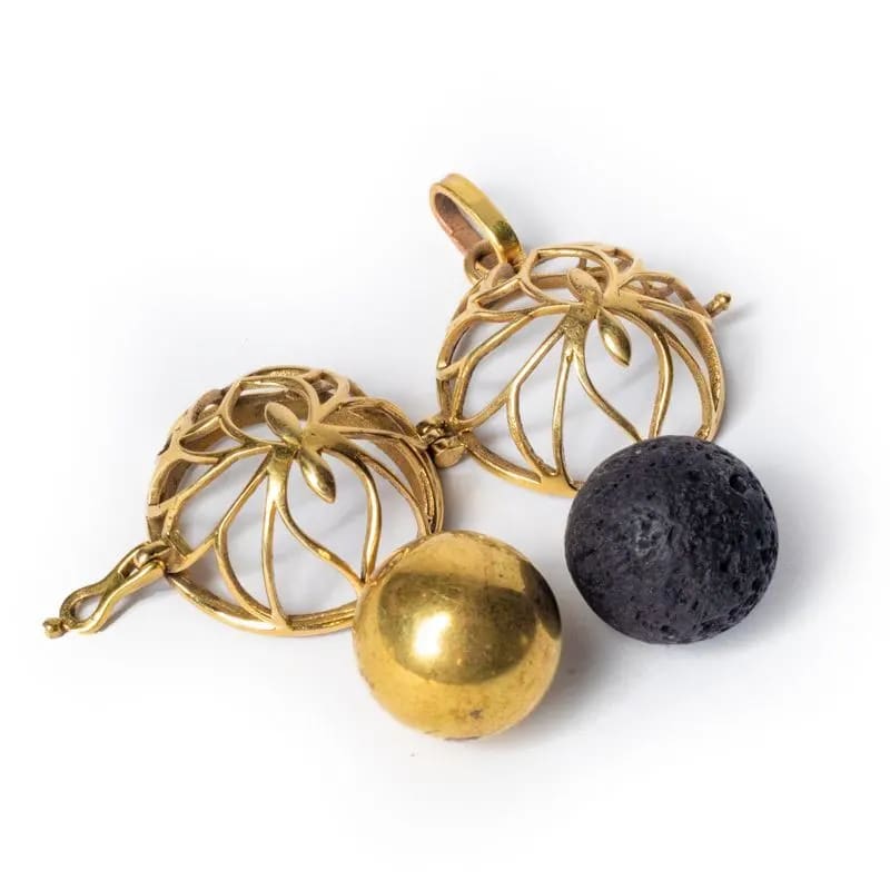 Zwangerschapshanger | Lotus Bola Goudkleur – Bild 3