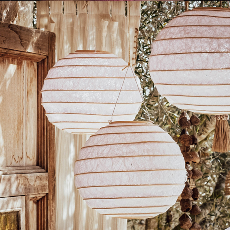 Lampion | Wit | 35 cm – Bild 2