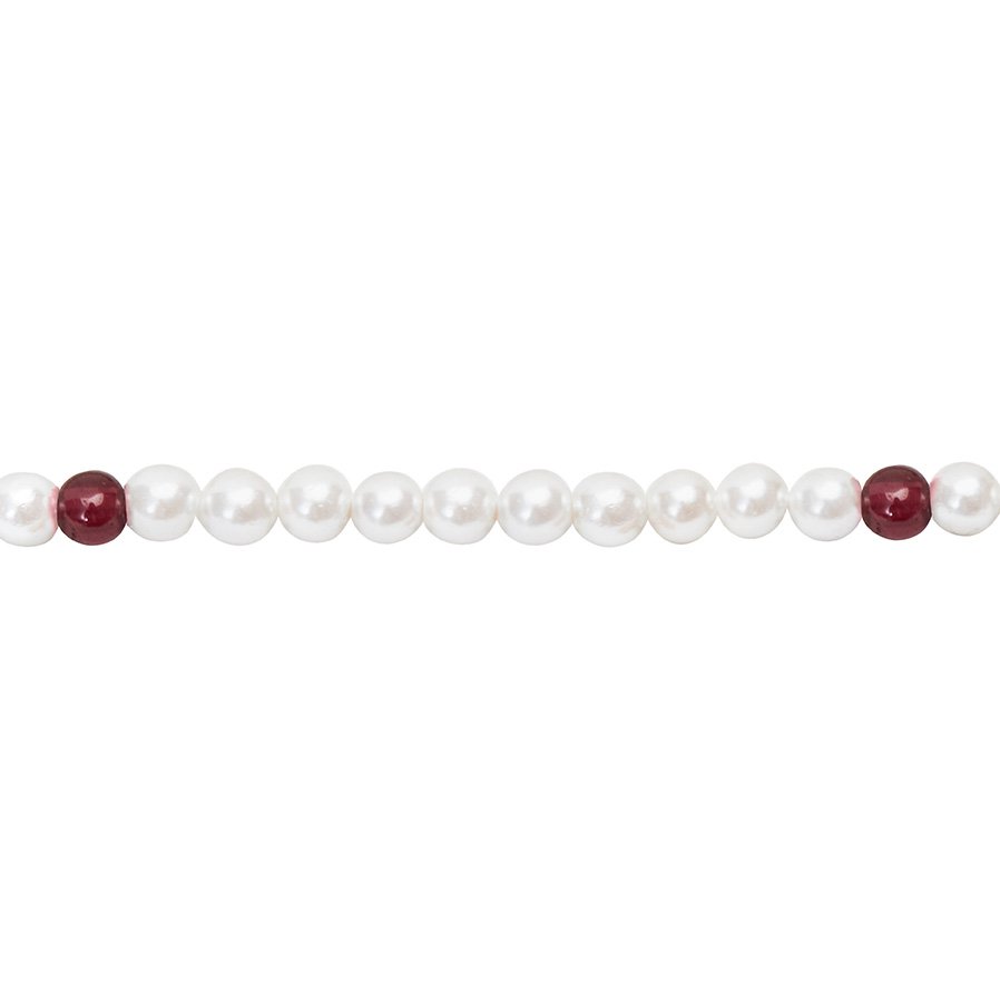 Armband | Perlita Granaat | Parelmoer – Bild 2
