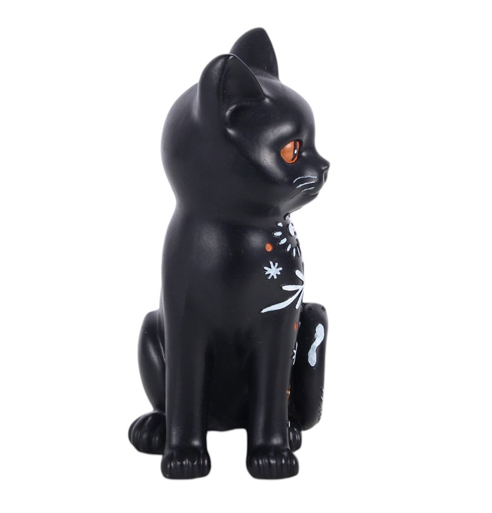 Decoratiebeeld | Zwarte Kat Folk Art | 14 cm – Bild 3