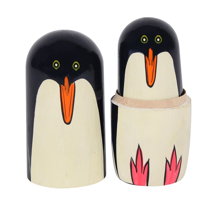 Matroesjka | Pinguïn | Set van 5 | 16 cm – Bild 2