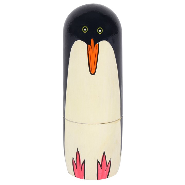 Matroesjka | Pinguïn | Set van 5 | 16 cm – Bild 3